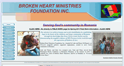 Desktop Screenshot of brokenheartministries.com